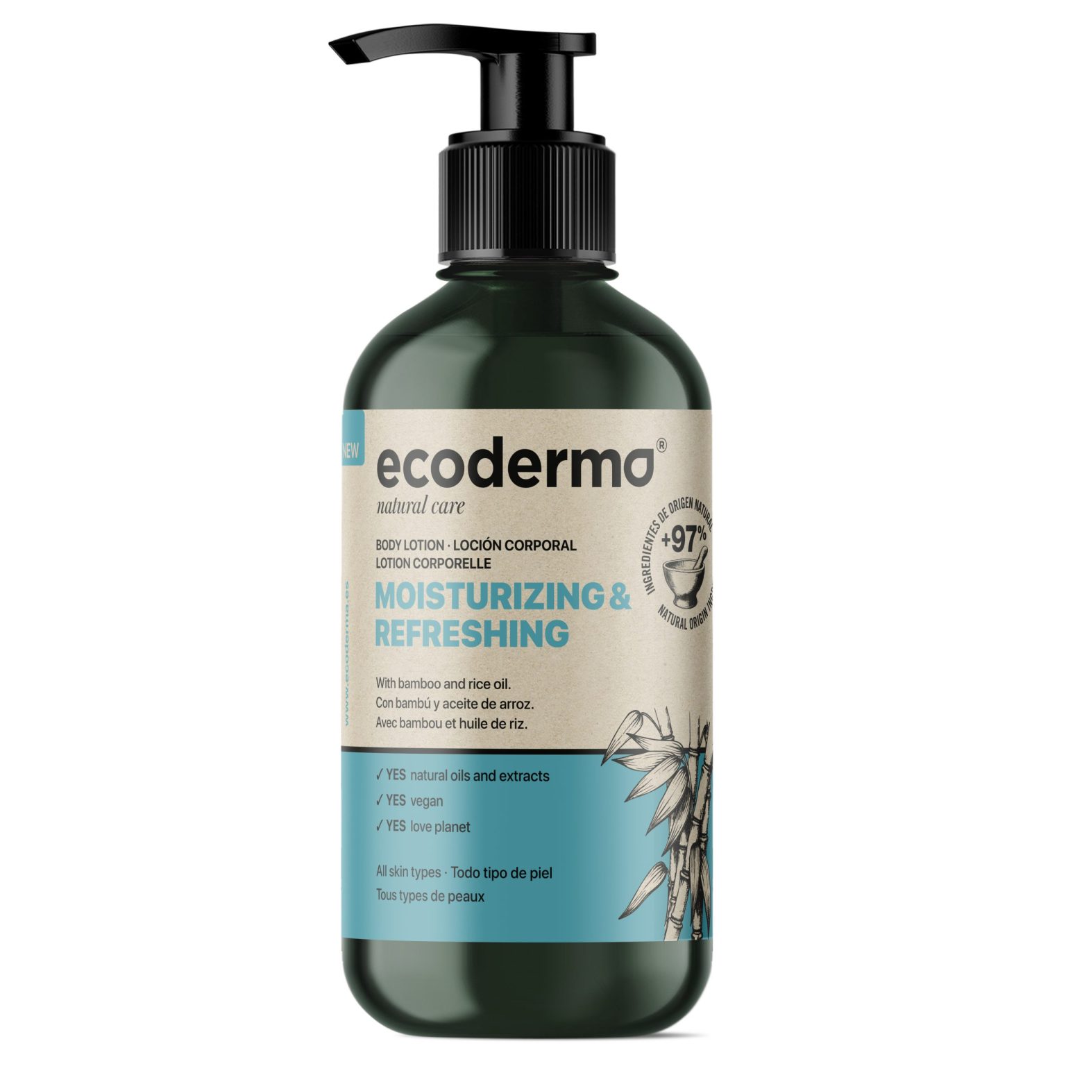 Loción Corporal Hidratante y Refrescante