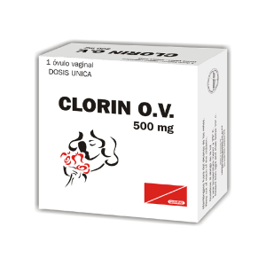 Clorin O.V. 500 mg caja x 1 óvulo vaginal