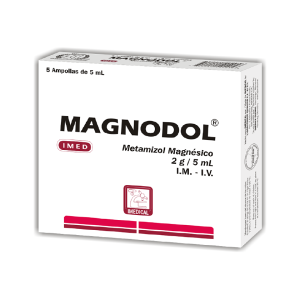 Magnodol 2 g / 5 ml caja x 5 ampollas inyectables