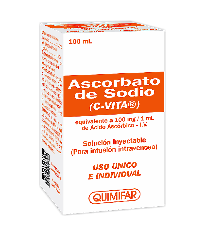 C-Vita (Ascorbato de Sodio) inyectable x 100 ml